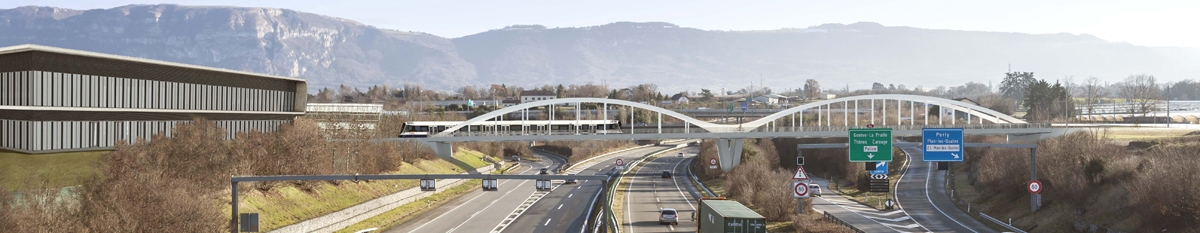 Concours OA A1 pont sur autotoroute de contournement pour tram