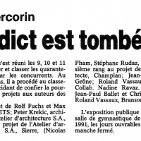 Ecole de Vercorin - Le verdict est tombé